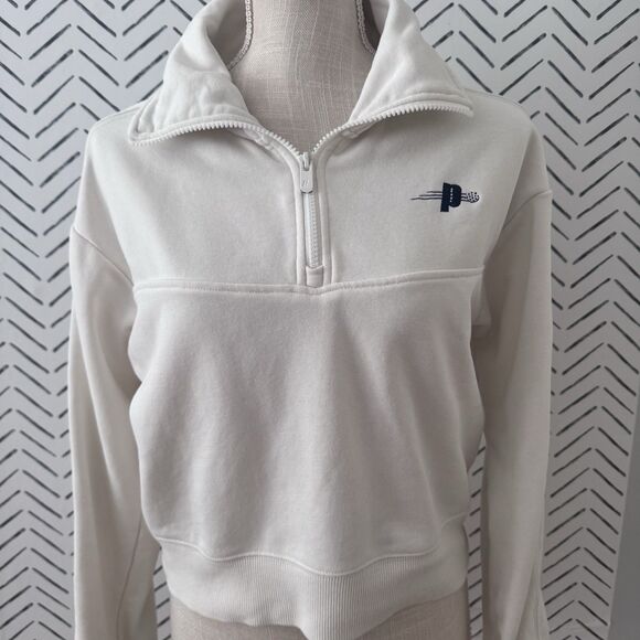 Prince Pickleball Women's French Terry 1/4 Zip Pullover Sweatshirt Size Medium - Picture 1 of 7